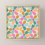 Jelly Bean Retro Flower Mini Art Print Gallery Image 1