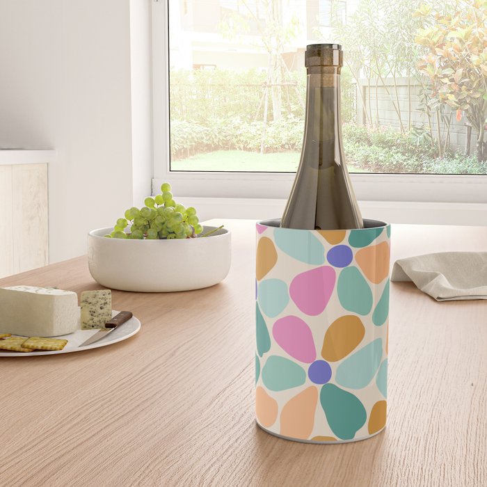 Jelly Bean Retro Flower Wine Chiller Gallery Image 4