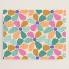 Jelly Bean Retro Flower Jigsaw Puzzle Gallery Image 1