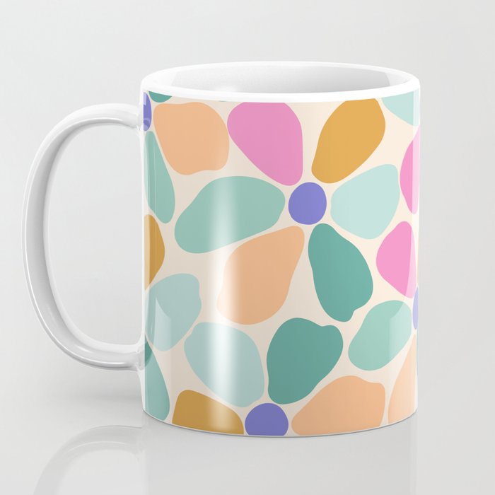 Jelly Bean Retro Flower Coffee Mug Gallery Image 3