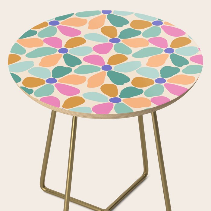 Jelly Bean Retro Flower Side Table Gallery Image 2