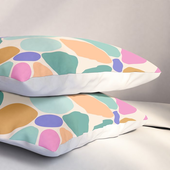 Jelly Bean Retro Flower Pillow Sham Gallery Image 3