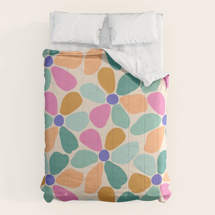 Jelly Bean Retro Flower Comforter Gallery Image 6
