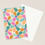 Jelly Bean Retro Flower Stationery Card Gallery Image 2