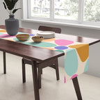 Jelly Bean Retro Flower Table Runner Gallery Image 2