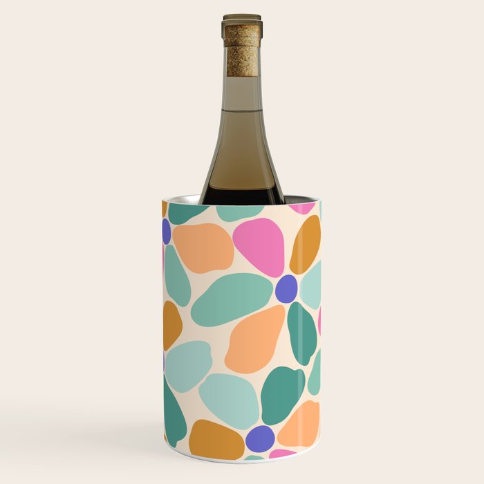 Jelly Bean Retro Flower Wine Chiller Gallery Image 3
