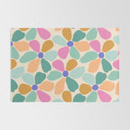 Jelly Bean Retro Flower Rug Gallery Image 2