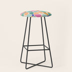 Jelly Bean Retro Flower Stool Gallery Image 1