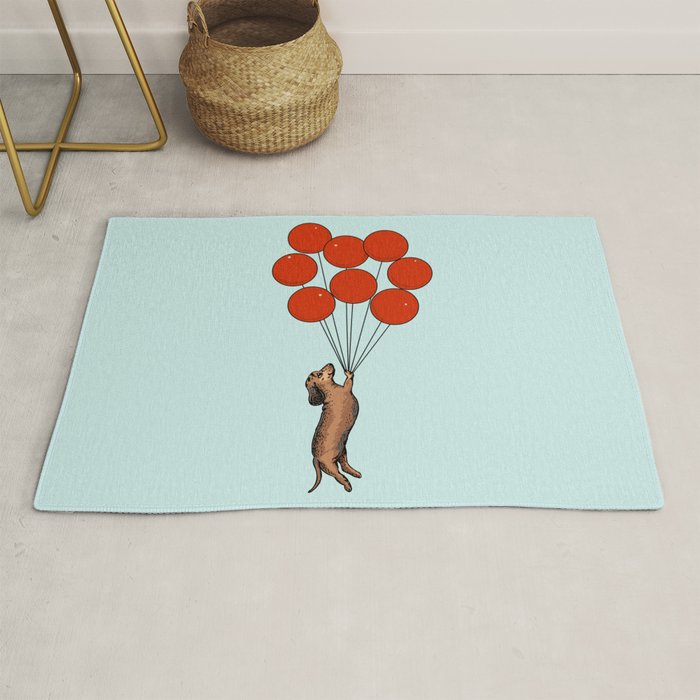 I Believe I Can Fly Dachshund Rug Gallery Image 1