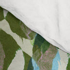 Pure Strokes #3 / Green & Blue Comforter Gallery Image 4