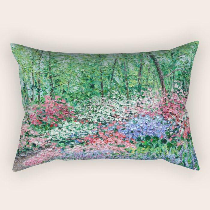 Azalea Walk Rectangular Pillow Gallery Image 1