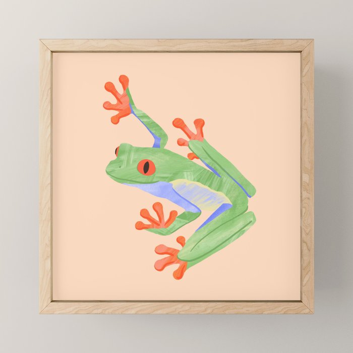 Tree Frog Mini Art Print Gallery Image 1