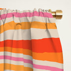 70s Retro Swirl Color Abstract Window Curtain Gallery Image 2