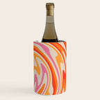 70s Retro Swirl Color Abstract Wine Chiller Gallery Image 3