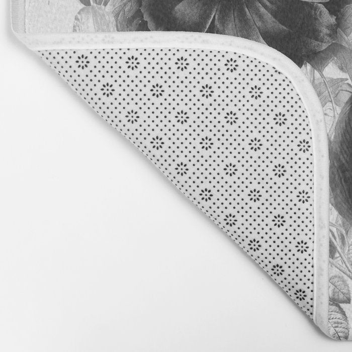 New Skull Light B&W Bath Mat Gallery Image 2