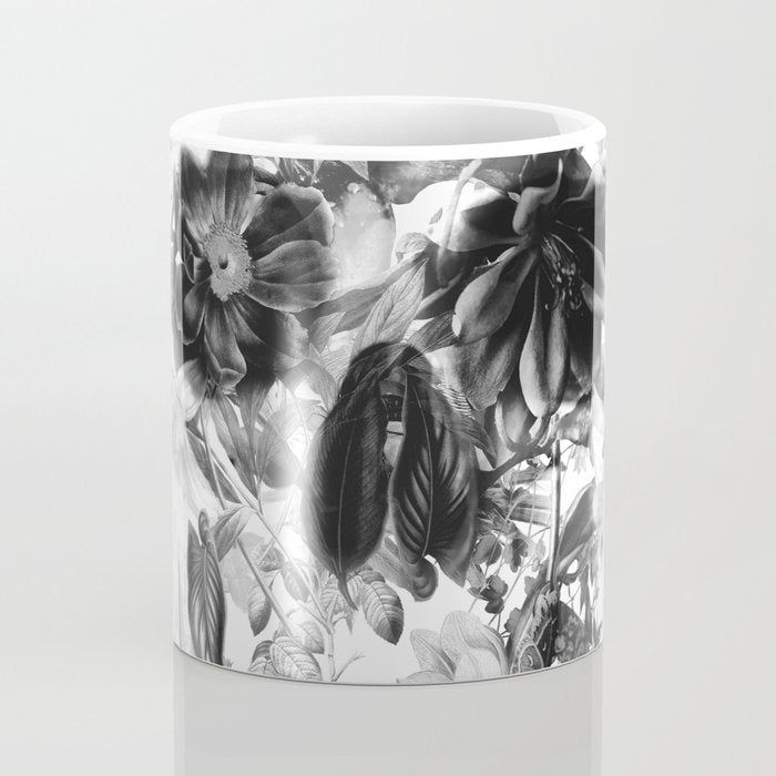 New Skull Light B&W Coffee Mug Gallery Image 4