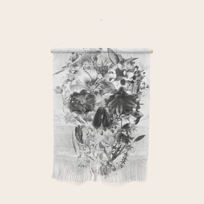 New Skull Light B&W Wall Hanging Gallery Image 1