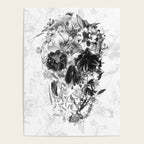 New Skull Light B&W Poster Gallery Image 4
