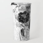 New Skull Light B&W Travel Mug Gallery Image 3