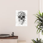 New Skull Light B&W Poster Gallery Image 2