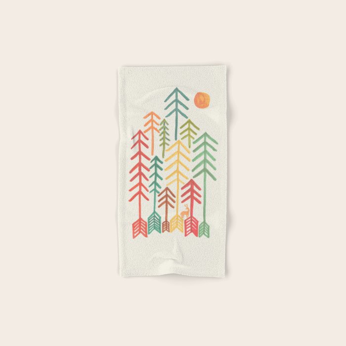 Arrow forest Bath Towel Gallery Image 1