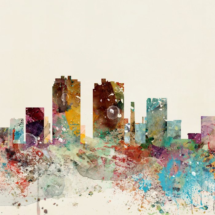 fort worth skyline Coffee Mug Gallery Image 2