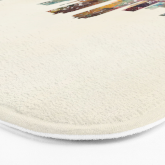fort worth skyline Bath Mat Gallery Image 3