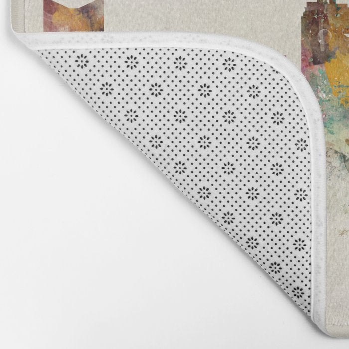 fort worth skyline Bath Mat Gallery Image 2