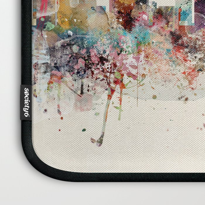 fort worth skyline Laptop Sleeve Gallery Image 3