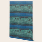 Hiroshi Yoshida, Acropolis Ruins, Athens At Night - Vintage Japanese Woodblock Print Art Wallpaper Gallery Image 2