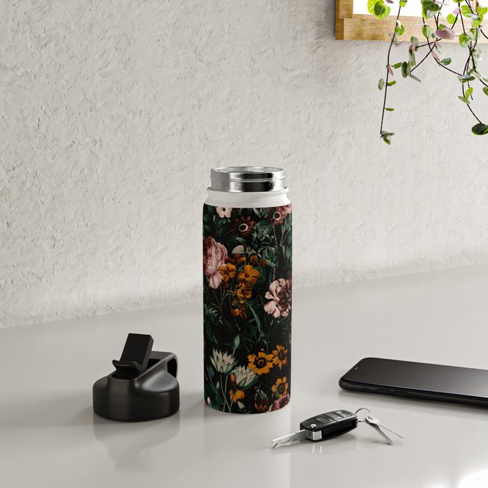 Night Roses Garden Water Bottle Gallery Image 4