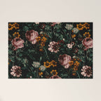 Night Roses Garden Welcome Mat Gallery Image 1