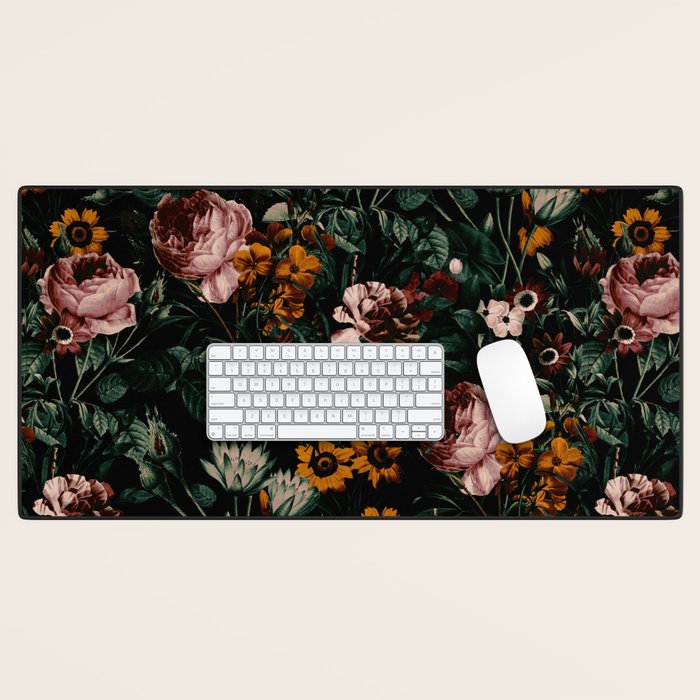 Night Roses Garden Desk Mat Gallery Image 1