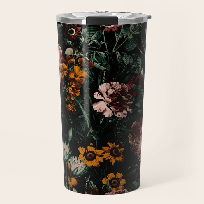 Night Roses Garden Travel Mug Gallery Image 1