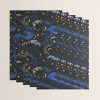 Night sky of stars abstract D Wrapping Paper Gallery Image 3