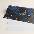Night sky of stars abstract D Wrapping Paper Gallery Image 2