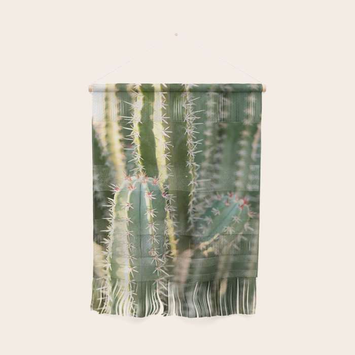 Gold & Green Cacti | Marrakech Botanical Photography Wall Hanging Gallery Image 1