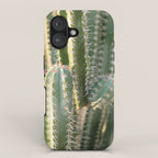 Gold & Green Cacti | Marrakech Botanical Photography iPhone Case Gallery Image 1