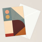 Abstract Geometric Shapes 47 Stationery Card Gallery Image 2