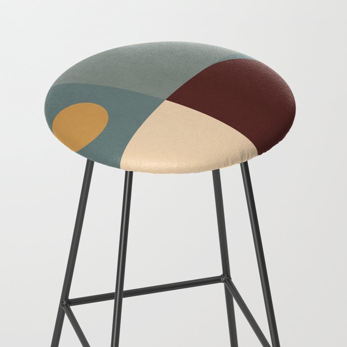 Abstract Geometric Shapes 47 Stool Gallery Image 2