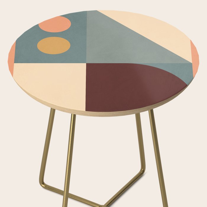 Abstract Geometric Shapes 47 Side Table Gallery Image 2