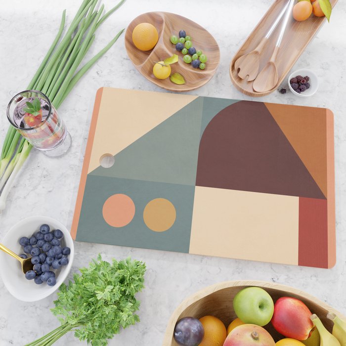 Abstract Geometric Shapes 47 Cutting Board Gallery Image 2