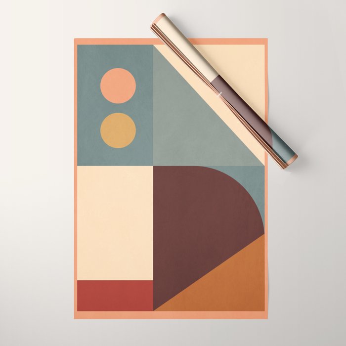 Abstract Geometric Shapes 47 Wrapping Paper Gallery Image 1