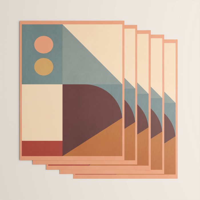 Abstract Geometric Shapes 47 Wrapping Paper Gallery Image 3