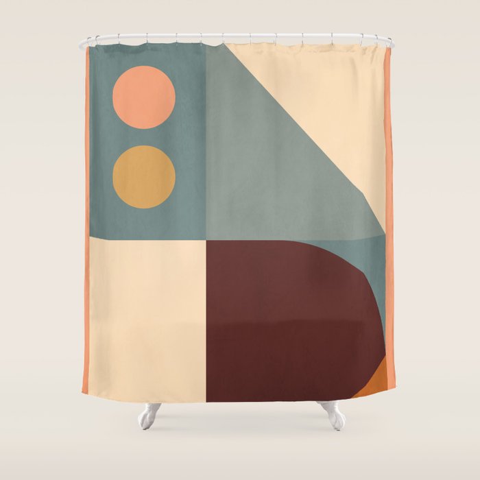 Abstract Geometric Shapes 47 Shower Curtain Gallery Image 1