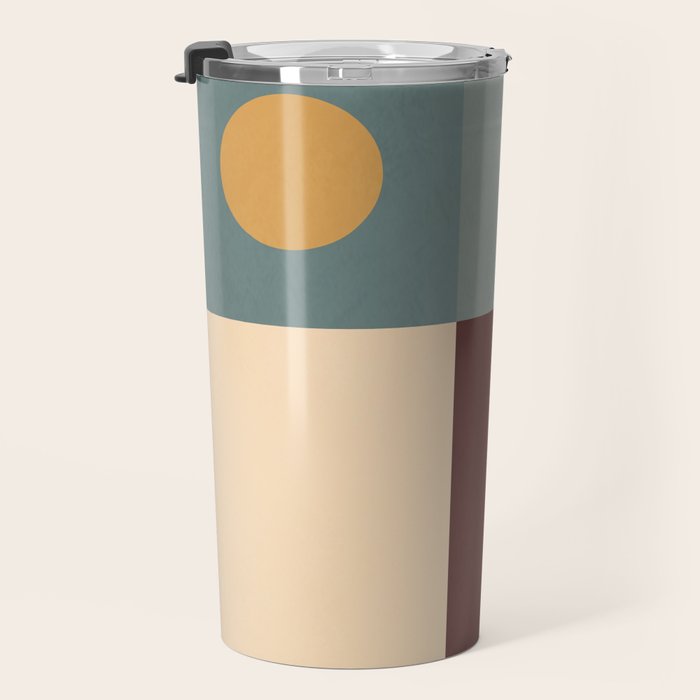 Abstract Geometric Shapes 47 Travel Mug Gallery Image 3