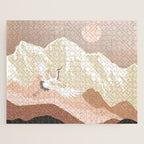 Sugar Mountain Crane Jigsaw Puzzle Gallery Image 1