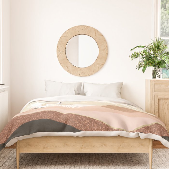 Sugar Mountain Crane Duvet Cover Gallery Image 3