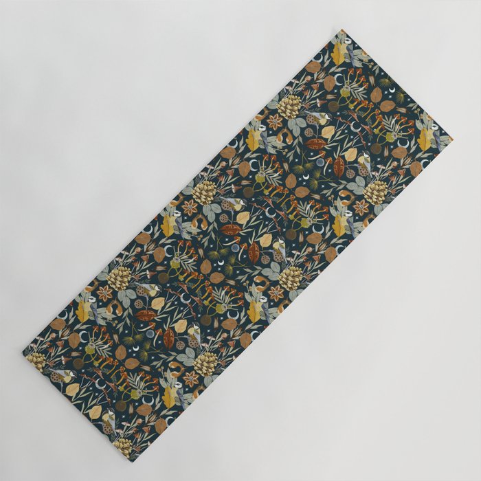 Birds in Autumn Night DP Yoga Mat Gallery Image 1