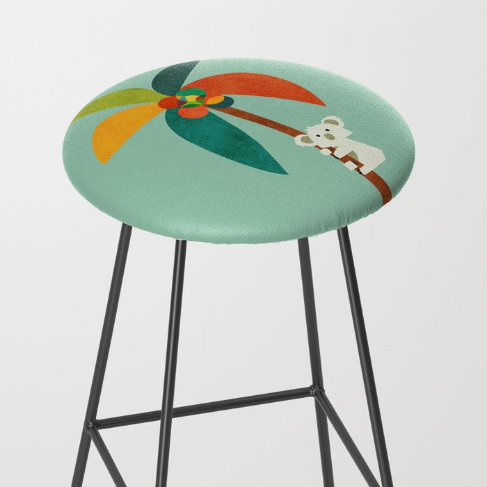 Koala on Coconut Tree Stool Gallery Image 2
